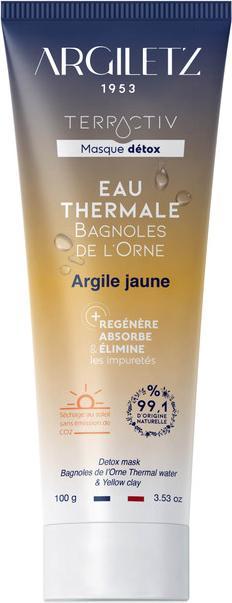 Immagine prodotto Argiletz Maschera viso "Terractiv" per pelli chiare con argilla gialla e acqua termale di Bagnoles de l'Orn