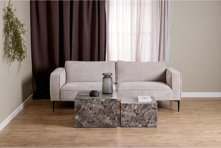 Produktbild AC Design Dice Couchtisch Travertin-Rohpapier (58 x 58 x 40 cm)