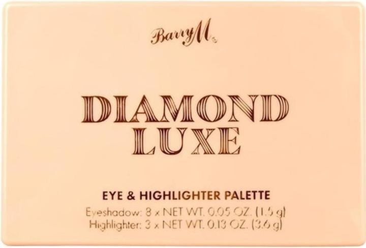 Actual product image Barry M Diamond Luxe Eye & Highlighter Palette 22.8 g - 22.8g