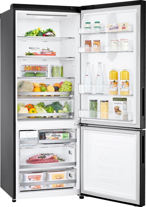 Actual product image LG Réfrigérateur Combiné Gbb569mcazn Noir (451 l)
