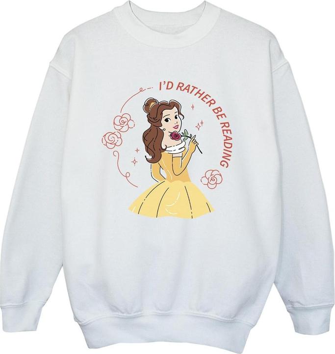 Produktbild Disney Beauty And The Beast I'd Rather Be Reading Sweatshirt Jungen (128)