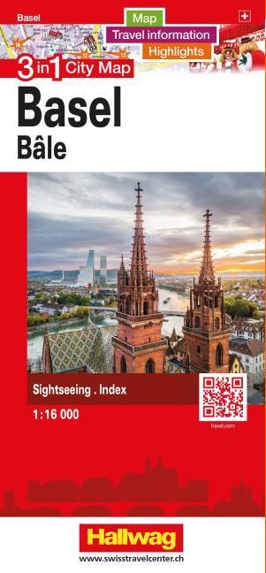 Produktbild Hallwag Stadtplan Basel