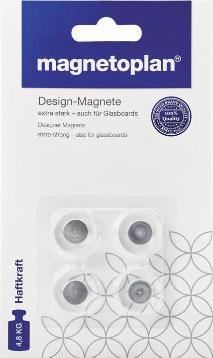 Produktbild Magnetoplan Design-Magnete (4x)