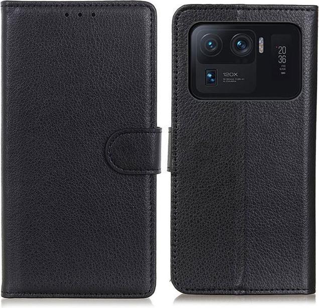 Actual product image MU Classic Litchi Leather Bookcover Series (Xiaomi Mi 11 Ultra)