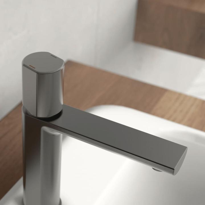 Produktbild Schütte Wasserhahn Bad NEW YORK Waschtischarmatur Graphit matt Einhebelmischer Mischbatterie 33612