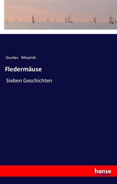 Produktbild Fledermäuse (Deutsch, Gustav Meyrink, 2018)