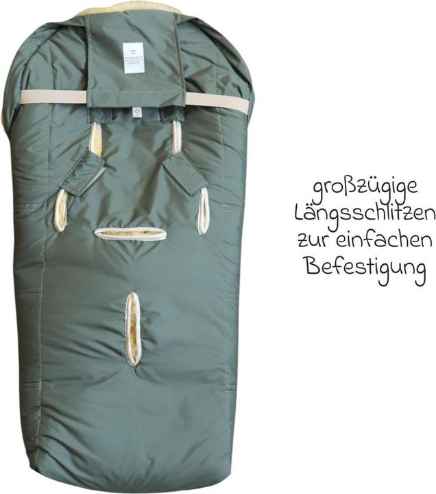 Image du produit Kaiser Baby Kaiser Lammfell Fusssack Iglu 2.0, salbei green/grey