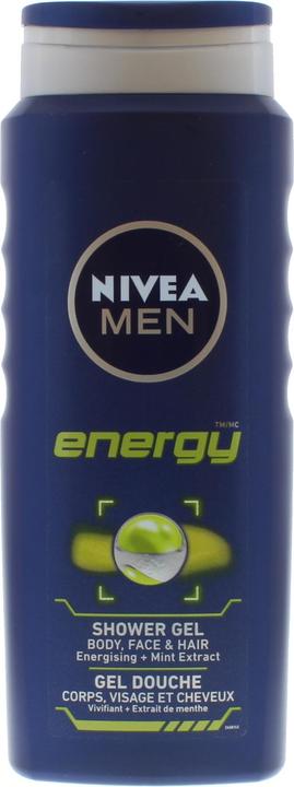 NIVEA Gel douche 3 en 1 Men Energy 500ml (500 ml)