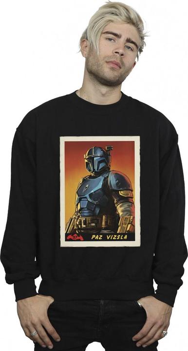 Immagine prodotto Star Wars The Mandalorian Paz Vizla Card Felpa Uomo (XL)