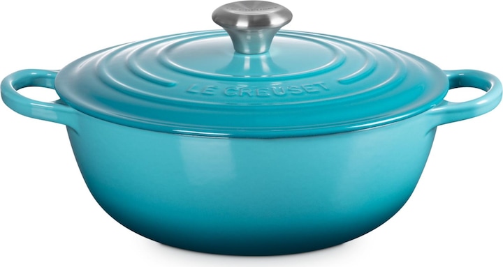 Le Creuset La Marmite Signature (26 cm, Bräter + Schmortopf, Gusseisen)