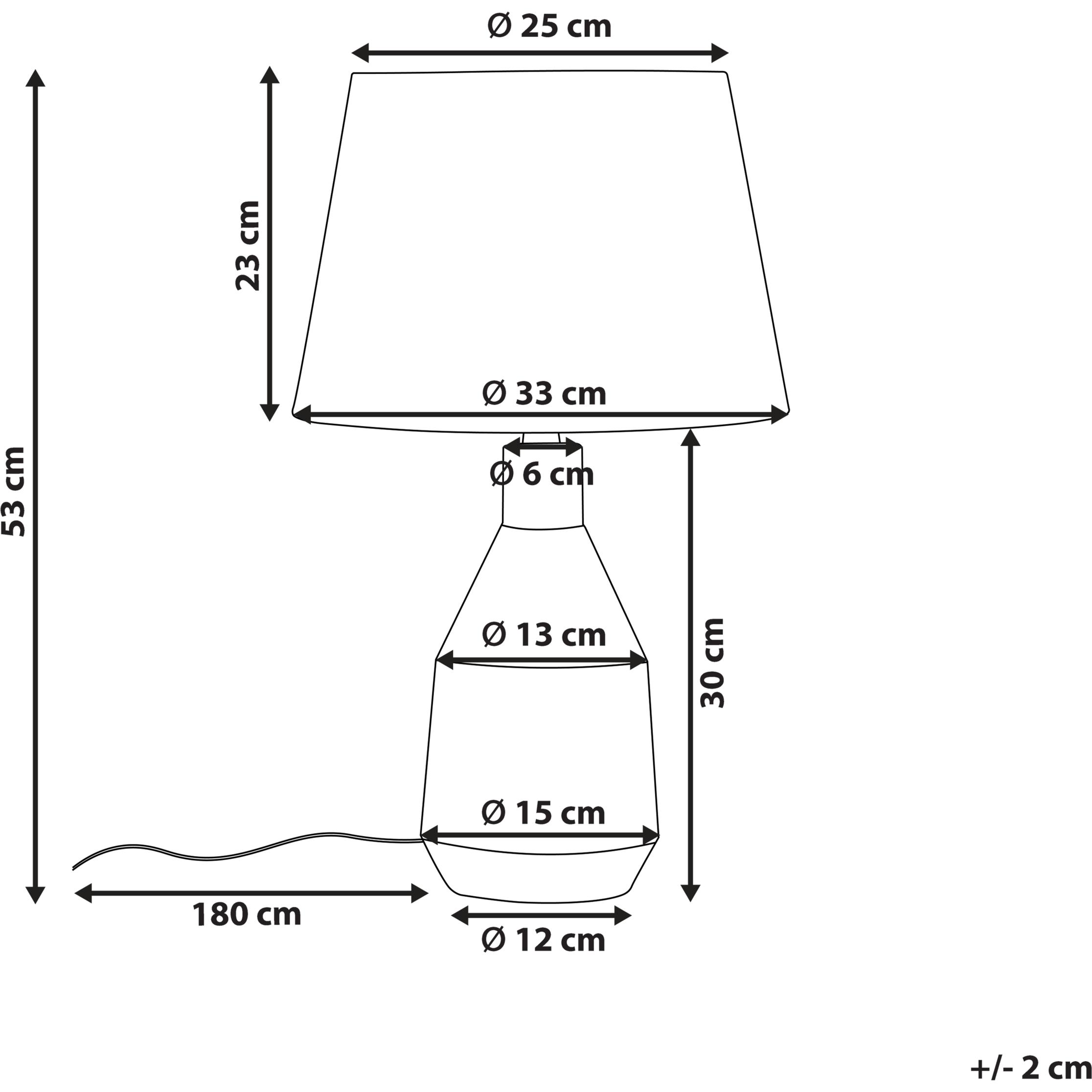 Thumbnail - Beliani, Tischlampe, Lambre