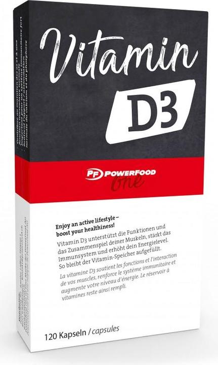 Image du produit Powerfood Vitamine D3 (120 pièce(s), Cachets, 522 g)