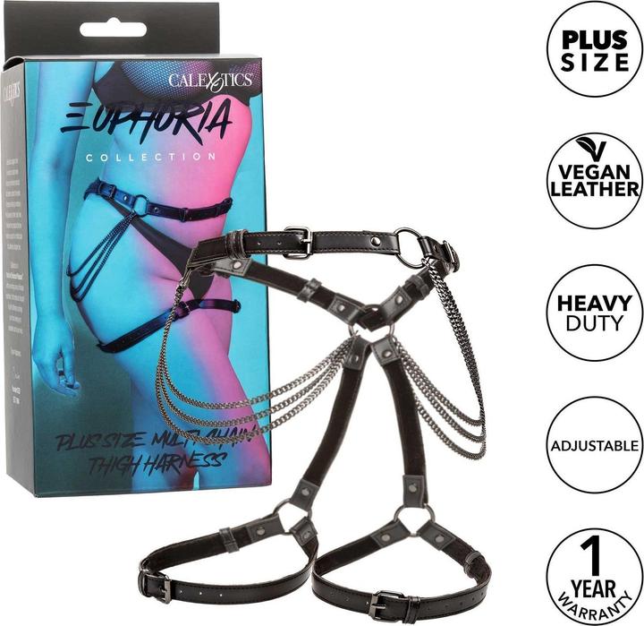 Immagine prodotto CalExotics California Exotics - Imbracatura Per Cosce Con Catene Multiple Euphoria Plus Size