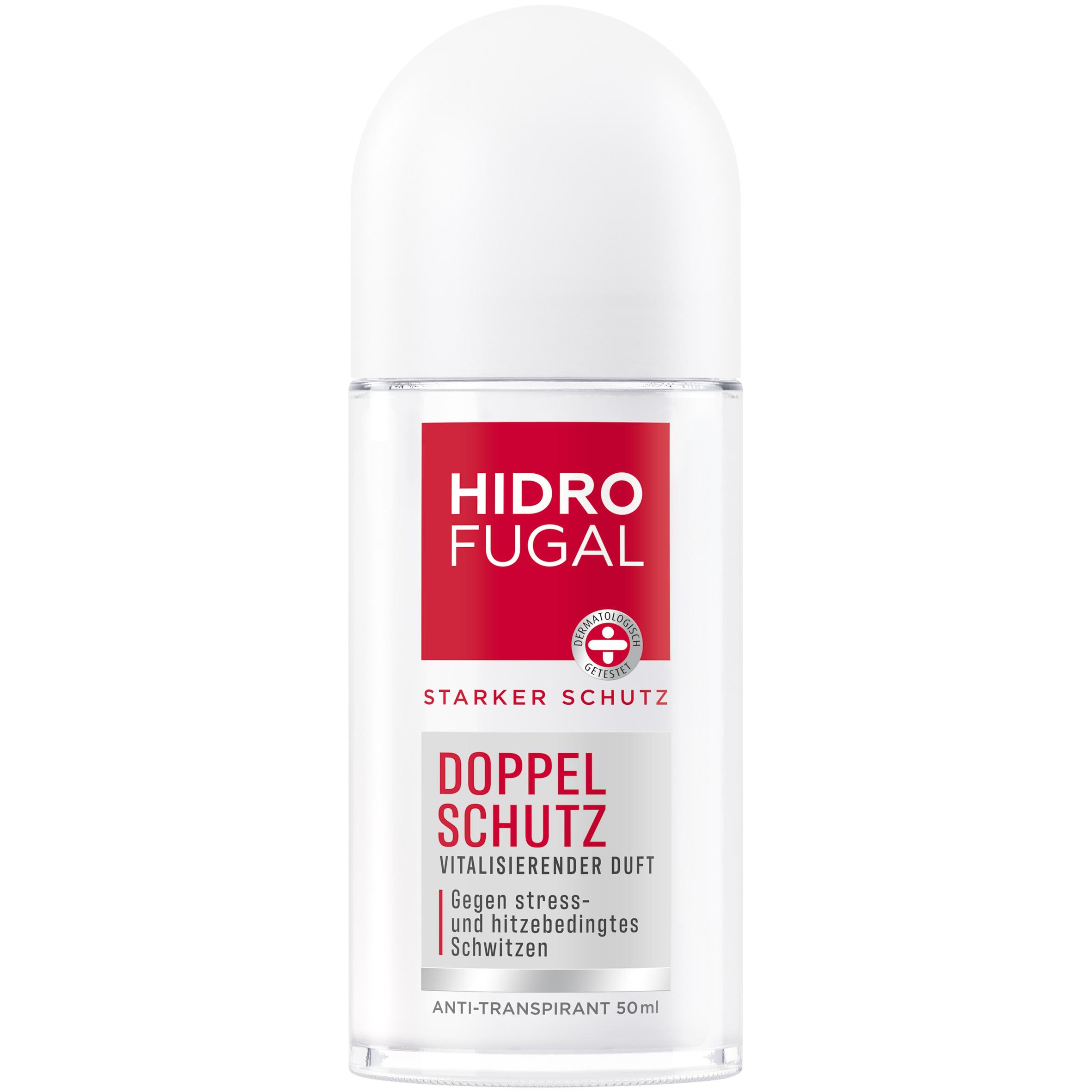 Hidrofugal Unisex Deo, Doppel Schutz (Roll-On, 50 Ml)