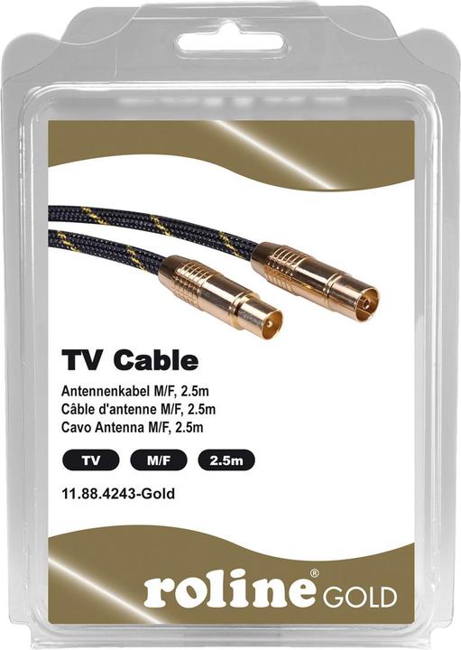 Actual product image Roline GOLD antenna cable (75 dB, Antenna cable)