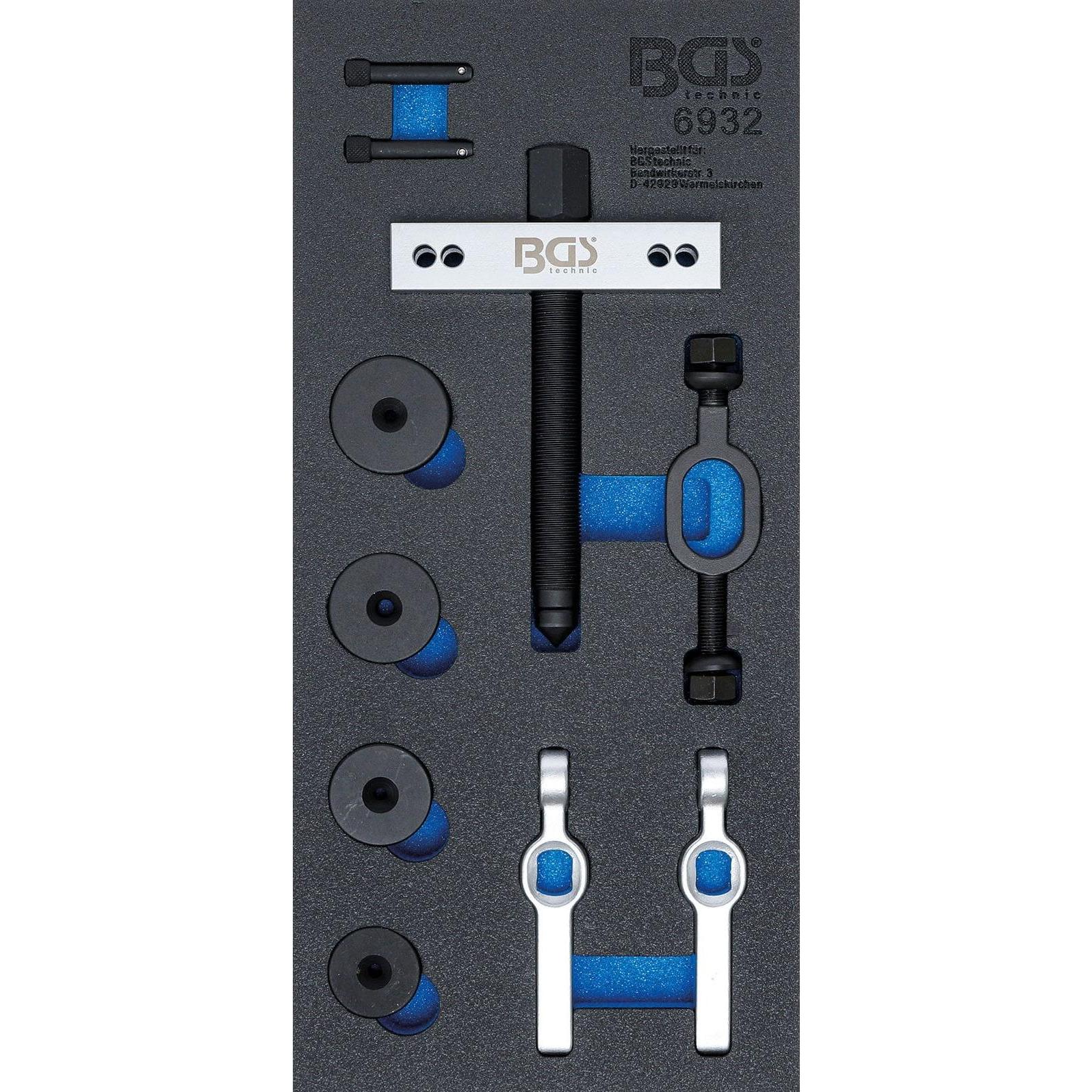 BGS, Accessori valigetta degli attrezzi, Modulo per carrelli portautensili 1/3: Estrattore cuscinetto gabbia differenziale