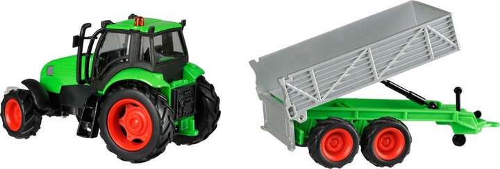 Produktbild Sombo Traktor mit Trailer Light & Sound 1:32