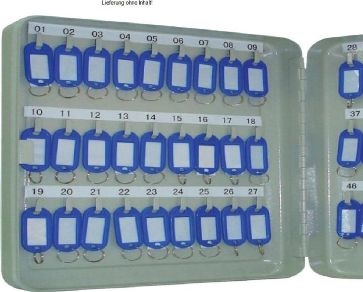 Actual product image Q-Connect Key cabinet grey