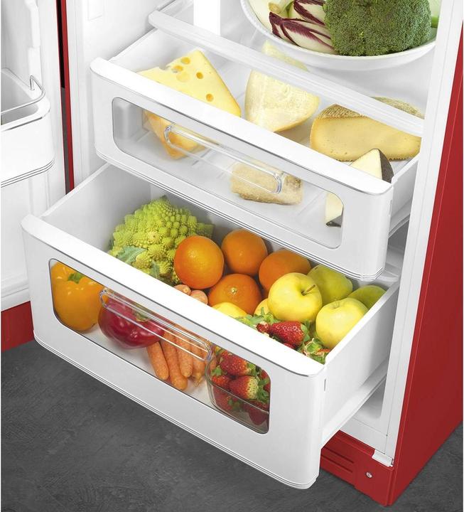 Actual product image Smeg Retro Style FAB30LRD5 Free-standing fridge/freezer combination (294 l)