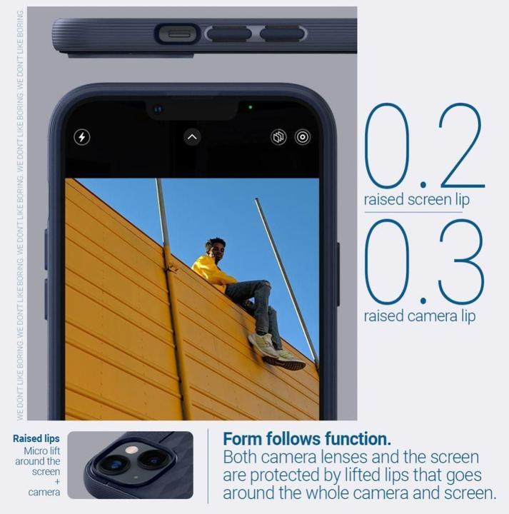 Actual product image Caseology Parallax Magsafe Case for Apple iPhone 14 Plus - midnight blue (Apple iPhone 14 Plus)