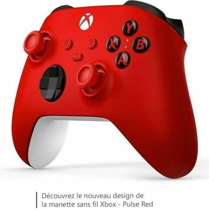 Image du produit Microsoft Xbox Wireless Controller Pulse Red (Android, iOS, PC, Xbox One S, Xbox One X, Xbox Series S, Xbox Series X)