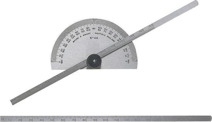 Actual product image Moore & Wright Protractor Type Depth Gauge