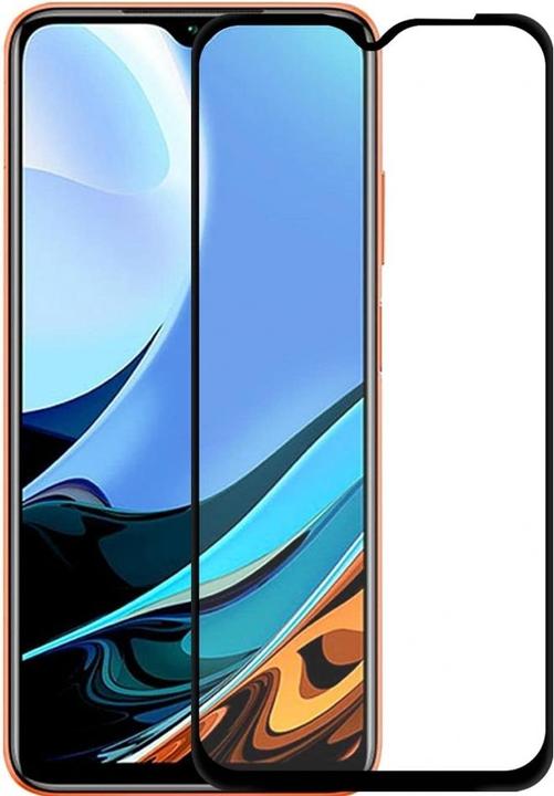 Actual product image Screenguard Xiaomi Redmi 9T Full Screen Protective Glass Film 2.5D 9H (1 Piece, Xiaomi Redmi 9T)