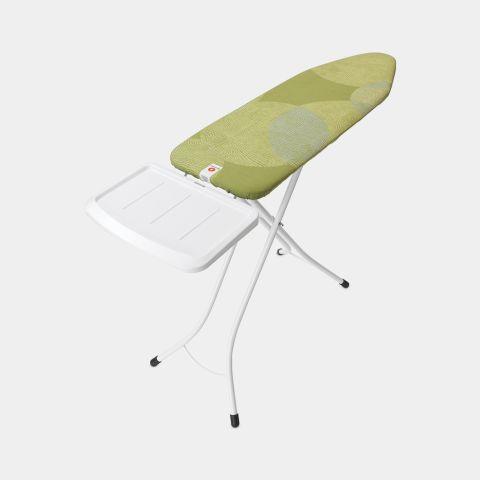 Immagine prodotto Brabantia Asse da stiro con ripiano per stazione a vapore Calm Rustle 124 x 38 cm (124 x 38 cm)