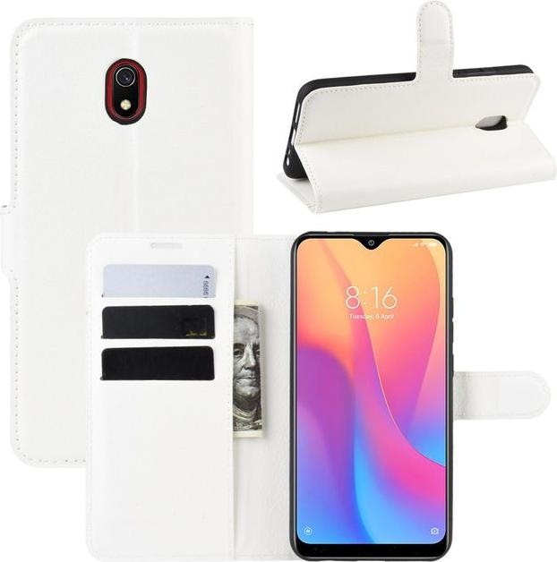 Actual product image MU Classic Litchi Leather Bookcover Series (Xiaomi Redmi 8A)
