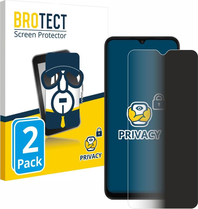 Actual product image BROTECT Anti-spy privacy film Blue light protection film (2 Piece, Samsung Galaxy A03)
