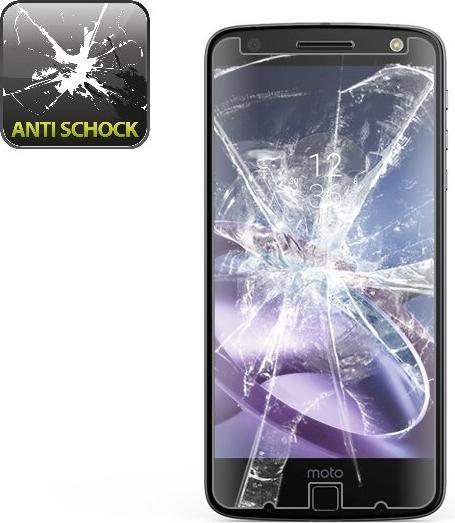 Actual product image Protectorking 3x Panzerfolie Anti-Shock HD Klar (3 Piece, Motorola Moto Z Play)