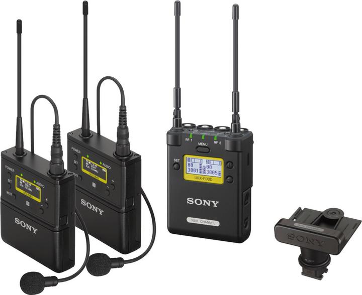 Produktbild Sony UWP-D Dual channel portable receiver, TV-channel 21-30, 470,025-542,000 MHz