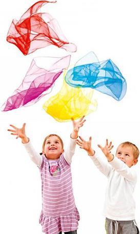 Image du produit Erzi Foulards en mousseline Ulkis, lot de 10