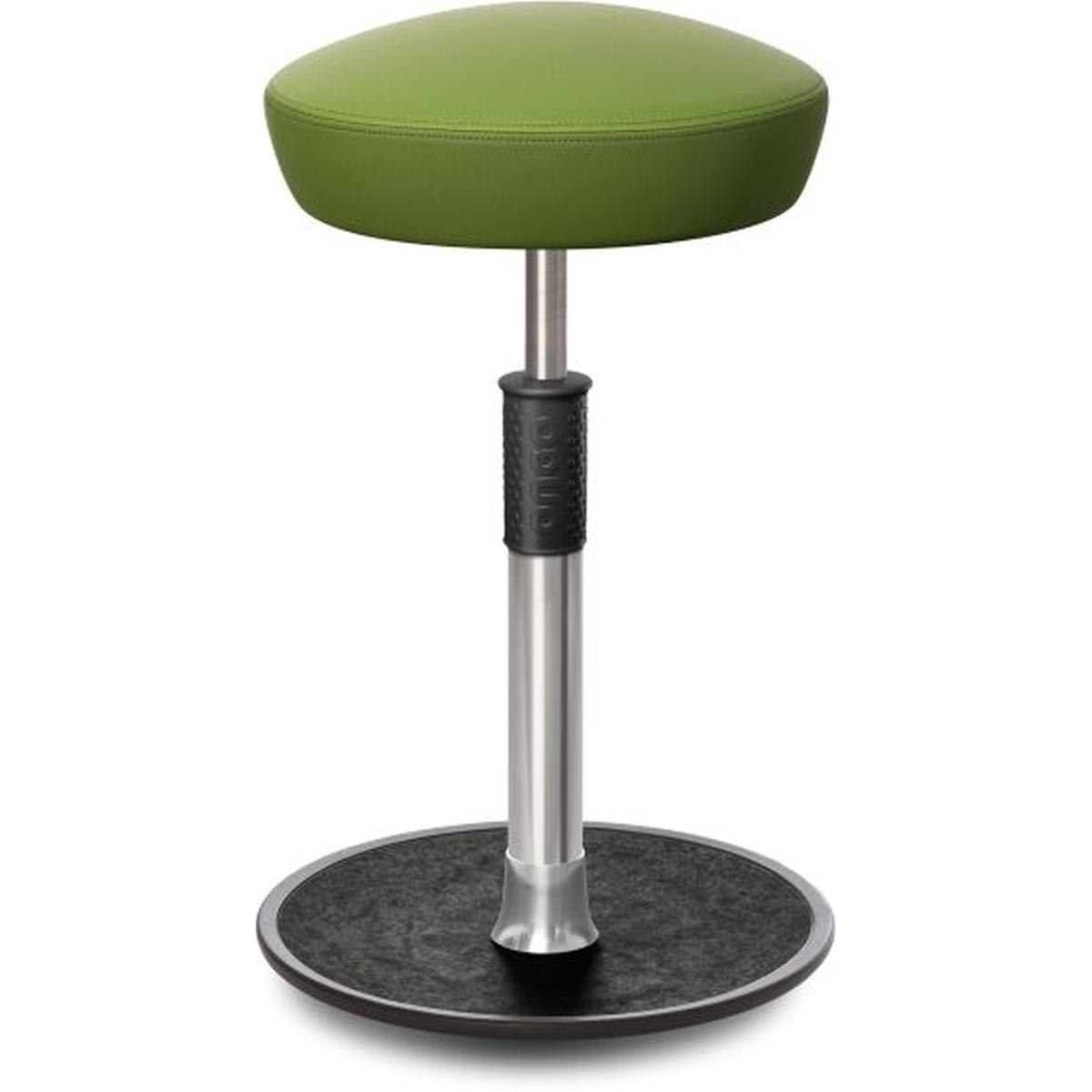 Ongo, Bürostuhl, Sitz- Stehhocker Free Tall Hutsitz skai Nature Base Hellgrün chrom /schwarz