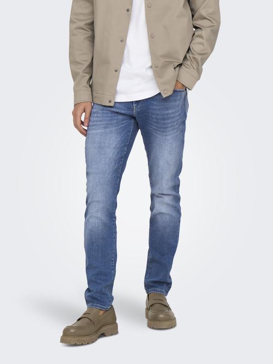 Produktbild Only & Sons Slim Fit Niedrige Taille Jeans Slim Fit Jeans (30)