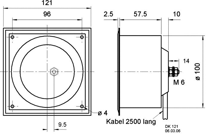 Image du produit Visaton Haut-parleur à pavillon intégré, 8 ohms