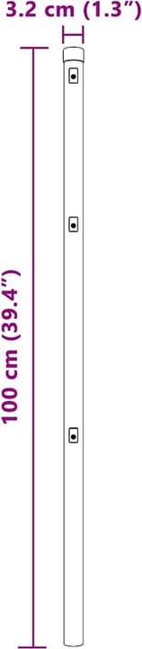 Produktbild vidaXL Zaunpfosten