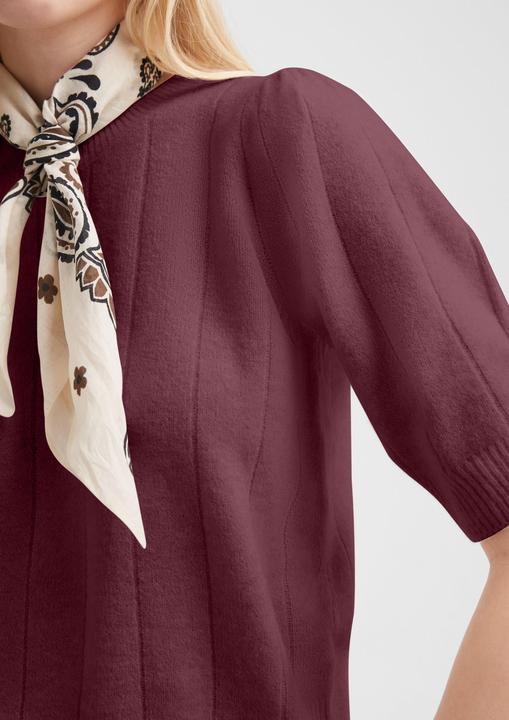 Produktbild s.Oliver Strickpullover Weicher Kurzarm-Strickpullover (XXL)