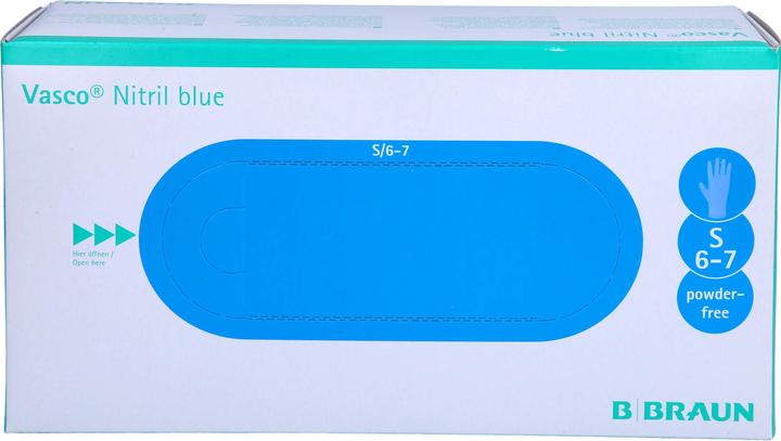 Actual product image B.Braun Nitrile blue (S)