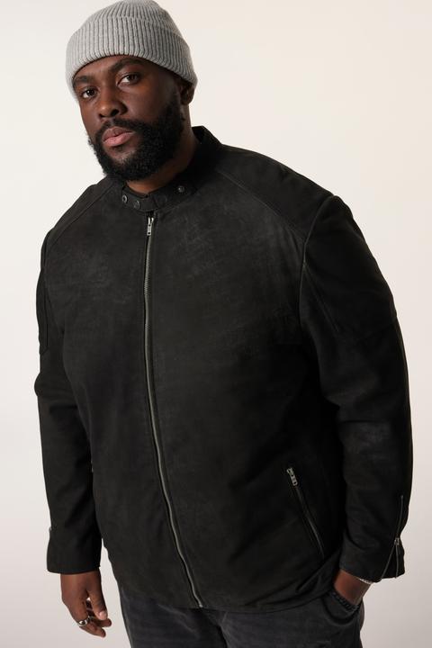 Image du produit Sthuge grosse Grössen Lederbikerjacke, Lammnappaleder, Metallzipper, bis 7 XL schwarz XXL 839798100-XXL (XXL)