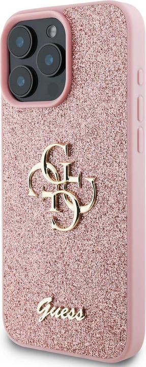 Produktbild Guess GUHCP16XHG4SGP iPhone 16 Pro Max 6,9" różówy/pink HC Fixed Glitter Big 4G (Apple iPhone 16 Pro Max)