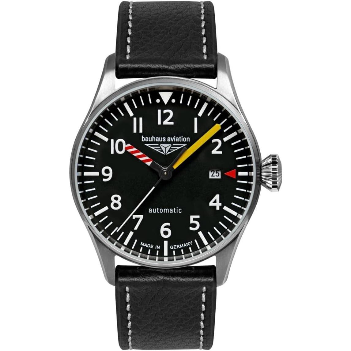 Bauhaus, Orologio da polso, 27625, Marrone, Argento, (Orologio da polso analogico, 40 mm)