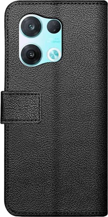 Produktbild Just in Case Pu-Leder Book HÃ¼lle Schwarz OPPO Reno8 (OPPO Reno8 Pro)