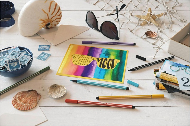 Produktbild STABILO Pen 68 Premium-Filzstift (Dunkelrot, 1 x)