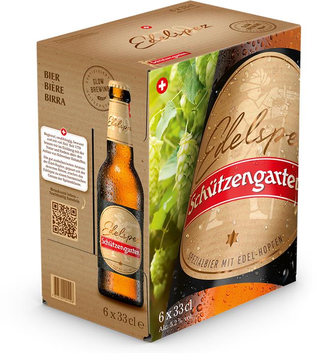 Produktbild Schützengarten Edelspez (6 x 33 cl)