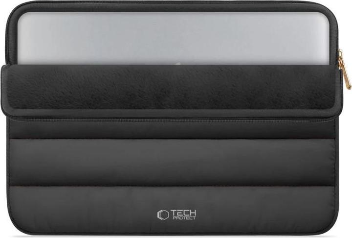 Immagine prodotto Tech-Protect Tech-Protett Fluffy Laptoptasche 15-16 – Schwarz (16")