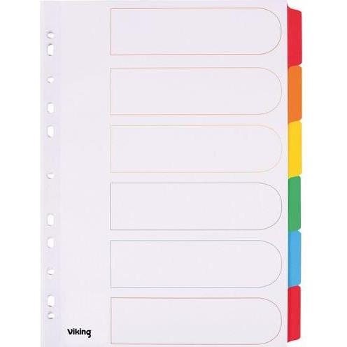Office Depot, Ordner Zubehör, Register 5915871 Presspappe Weiss
