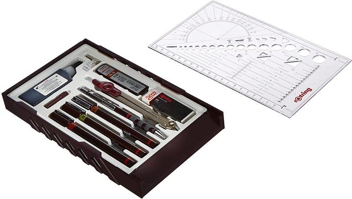 Actual product image Rotring Isograph Master Set (Burgundy, 1 x)