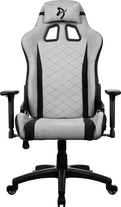 Actual product image Arozzi Soft Fabric | Gaming Chair | Avanti SoftFabric | Light Grey