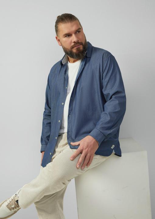 Immagine prodotto s.Oliver Hemd Regular: Baumwollhemd mit Strukturmuster (4XL)